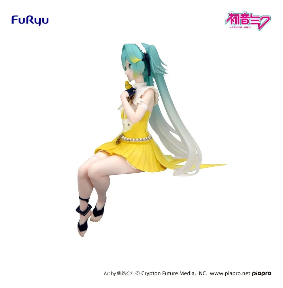 Hatsune Miku Noodle Stopper PVC Statue Canary Bird 14 cm